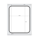 Hendi Matrize für Versiegelungsmaschine, ein Behälter (227x178 mm) – Bild 2