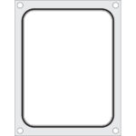 Hendi Matrize für Versiegelungsmaschine, ein Behälter (227x178 mm)