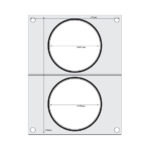 Hendi Matrize für Versiegelungsmaschine, zwei runde Behälter (ø115 mm) – Bild 2
