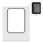Hendi Matrize für Versiegelungsmaschine, ein Behälter (187x137 mm) – Bild 3