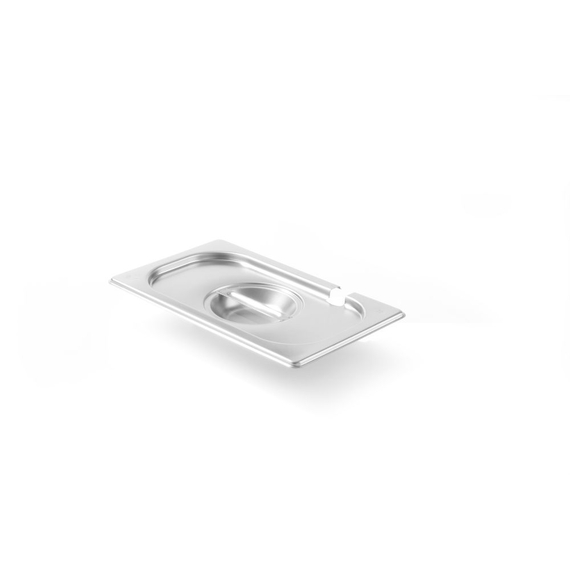 806951.jpg Hendi Gastronorm-Deckel mit Löffelaussparung, Kitchen Line, GN 1/4, 265x162mm – Bild 1
