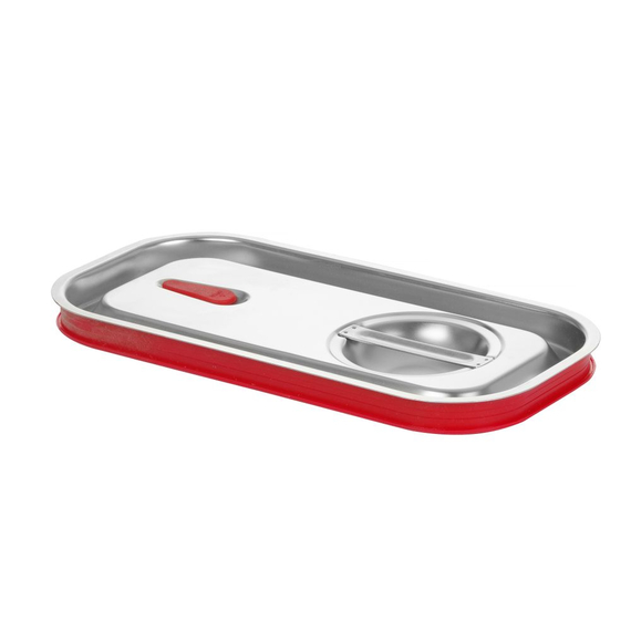 807637.jpg Hendi Gastronorm-Deckel mit Silikonrand, Kitchen Line, GN 1/3, 325x176mm – Bild 1