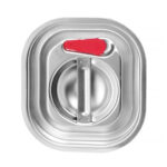 Hendi Gastronorm-Deckel mit Silikonrand, Kitchen Line, GN 1/6, 156x142mm – Bild 4