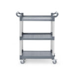 AmerBox Servierwagen aus Polypropylen mit 3 Fächern, klein, 800x420x(H)945mm
