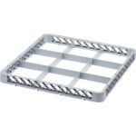 Stalgast Aufsatzrand für Spülkorb 500x500 mm, 9 Fächer