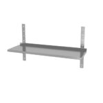 Hendi Wandablage einstellbar, einfach, mit 2 Halterungen, 1000x300x(H)600mm