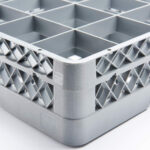 Stalgast Spülkorb für Gläser und Tassen, 25 Fächer, 500 x 500 mm – Bild 4