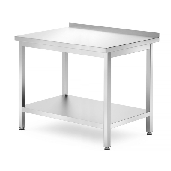 812723.jpg Hendi Wandtisch mit Ablage – verschraubt, Tiefe 700 mm, Profi Line, 1000x700x(H)850mm – Bild 1