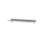 Hendi Wandablage, mit 2 Halterungen, 1400x300x(H)250mm