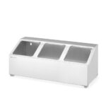 Hendi Halterung für Gastronorm-Behälter, 3 Fächer, 512x245x(H)215mm – Bild 3