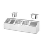 Hendi Halterung für Gastronorm-Behälter, 5 Fächer, 745x245x(H)215mm – Bild 5