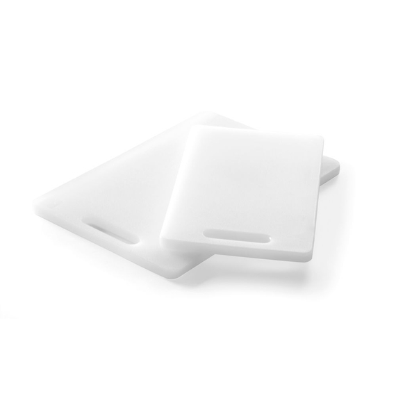 826355_826348_2019.jpg Hendi Schneidbrett mit Griff, Weiß, 250x150mm – Bild 1