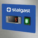 Starline Edelstahl Doppeltür-Kühlschrank mit Rädern, GN 2/1, 1480x830x2010 mm (BxTxH) – Bild 6