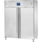 Starline Doppeltür-Kühlschrank, Edelstahl, GN 2/1, 1480x830x2010 mm (BxTxH)