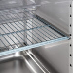 Starline Edelstahl Doppeltür-Tiefkühlschrank mit Rädern, GN 2/1, 1480x830x2010 mm (BxTxH), 1300 L – Bild 7