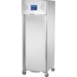Starline Edelstahl Kühlschrank mit Rädern, GN 2/1, 680x810x2010 mm (BxTxH), 600 L
