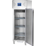 Starline Edelstahl-Kühlschrank, GN 2/1, 680x810x2010 mm (BxTxH) – Bild 2