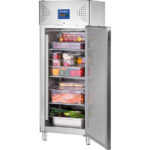Starline Edelstahl-Tiefkühlschrank, GN 2/1, 740x830x2010 mm (BxTxH), 0,48 kW – Bild 6