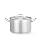 Hendi Kochtopf, mittel - mit Deckel, Profi Line, 6,7L, ⌀240x(H)150mm