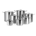 Hendi Schmortopf hoch - mit Deckel, Profi Line, 3L, ⌀160x(H)150mm – Bild 2