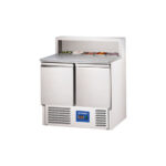Starline Pizzatisch, 2-türig, GN 1/1, Aufnahme 5x GN 1/6, 900x700x1090 mm (BxTxH) – Bild 2