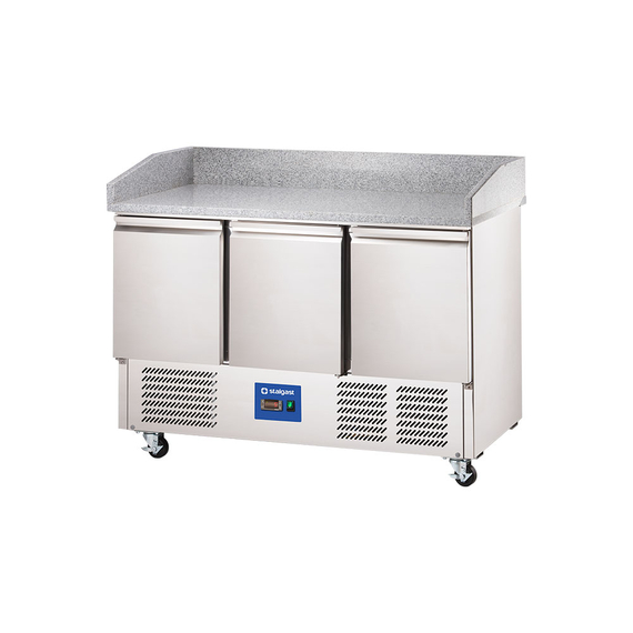 833031V02_MAIN_PRODUCT_PHOTO_Piaapkqk1isg.jpg Starline Pizzatisch auf Rädern, 3-türig, GN 1/1, 1400x700x1120 mm (BxTxH) – Bild 1