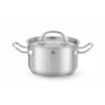 Hendi Kochtopf, mittel - mit Deckel, Kitchen Line, 1,8L, ⌀160x(H)95mm