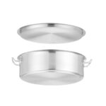 Hendi Kochtopf, niedrig - mit Deckel, 10,8L, ⌀360x(H)139mm – Bild 5
