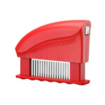 Hendi Fleisch-Zartmacher Profi Line, Profi Line, 51 Messer, Rot, 42x150x(H)118mm – Bild 2
