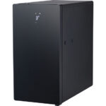 Milchkühlschrank, schwarz, mit Temperaturanzeige, 240x470x472 mm (BxTxH), 0,065 kW