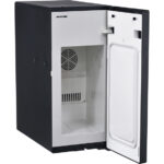 Milchkühlschrank, schwarz, mit Temperaturanzeige, 240x470x472 mm (BxTxH), 0,065 kW – Bild 2