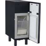 Milchkühlschrank, schwarz, mit Temperaturanzeige, 240x470x610 mm (BxTxH), 0,065 kW – Bild 2
