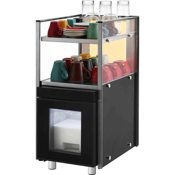 844486V01_Main_product_photo_jeqTRLV5b6QS.jpg Milchkühlschrank mit Tassenwärmer, 2 beheizbare Ebenen, 310x430x640 mm (BxTxH), 0,17 kW – Bild 1