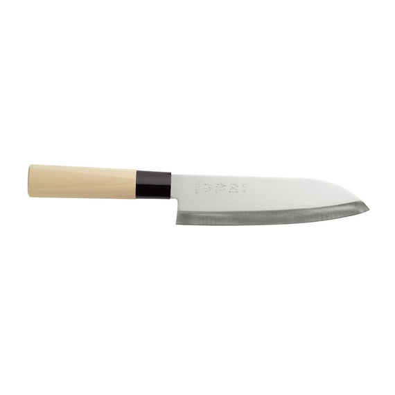 845035SR100Santoku-165mm.jpg Hendi Japanisches Messer Santoku, Holz hell, (L)290mm – Bild 1