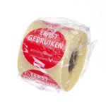 Hendi Lebensmittelsicherheit-Aufkleber, mehrfach verwendbar, leicht entfernbar, „USE FIRST“ (Zuerst verwenden), Rot, 500 Stk., ⌀50mm – Bild 2
