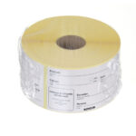 Hendi Lebensmittelrotations-Etiketten, mehrfach verwendbar, leicht entfernbar, Weiß, 500 Stk., 100x50mm – Bild 2