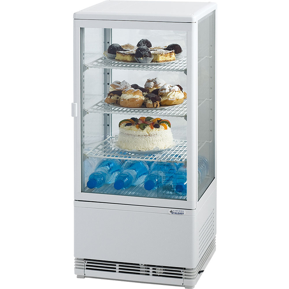 852170V02_MAIN_PRODUCT_PHOTO_8jNB77S0mHKP.jpg Stalgast weiße Kühlvitrine PAN4L, 78 Liter mit Umluftkühlung – Bild 1