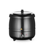 Hendi Suppenkessel, Kitchen Line, 8L, Schwarz, 230V/400W, ⌀330x(H)363mm