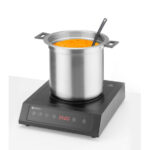 Hendi Suppenkessel ohne Wasser, 10L, 10L, Schwarz, 220-240V/450W, ⌀330x(H)398mm – Bild 4