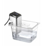 Hendi Gastronorm-Deckel mit Sous-Vide-Stab-Aussparung, GN 1/2, Transparent, 265x325mm – Bild 3