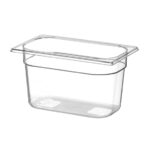 Hendi Gastronorm-Behälter 1/4, Profi Line, GN 1/4, 5,5L, Transparent, 265x162x(H)200mm – Bild 2