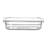 Hendi Gastronorm-Behälter 1/4, Profi Line, GN 1/4, 1,8L, Transparent, 265x162x(H)65mm