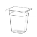 Hendi Gastronorm-Behälter 1/6, Profi Line, GN 1/6, 3,4L, Transparent, 176x162x(H)200mm – Bild 2