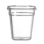 Hendi Gastronorm-Behälter 1/6, Profi Line, GN 1/6, 3,4L, Transparent, 176x162x(H)200mm