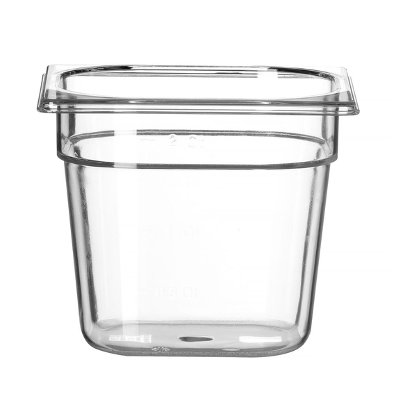 861714_OBW_2024_02_IMGP3279.jpg Hendi Gastronorm-Behälter 1/6, Profi Line, GN 1/6, 2,4L, Transparent, 176x162x(H)150mm – Bild 1