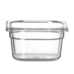 Hendi Gastronorm-Behälter 1/6, Profi Line, GN 1/6, 1,6L, Transparent, 176x162x(H)100mm