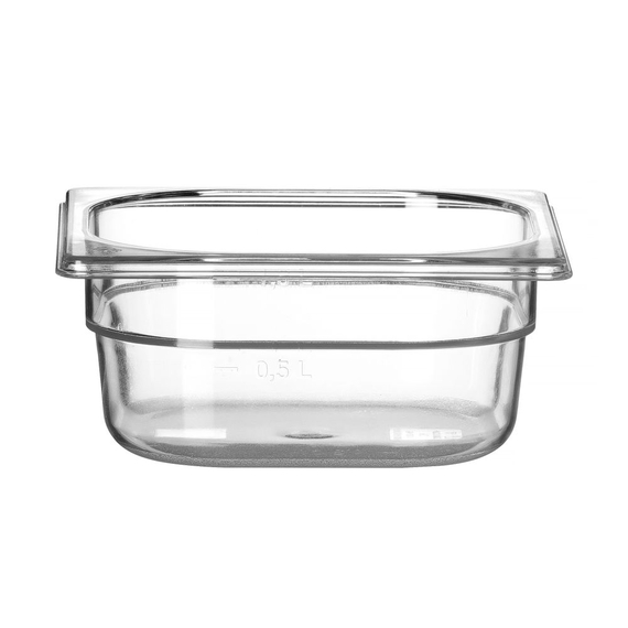861738_OBW_2024_02_IMGP3281.jpg Hendi Gastronorm-Behälter 1/6, Profi Line, GN 1/6, 1L, Transparent, 176x162x(H)65mm – Bild 1