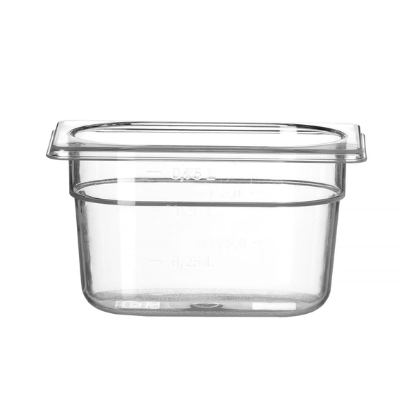 861820_OBW_2024_02_IMGP3283.jpg Hendi Gastronorm-Behälter 1/9, Profi Line, GN 1/9, 1L, Transparent, 176x108x(H)100mm – Bild 1