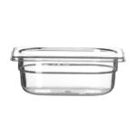 Hendi Gastronorm-Behälter 1/9, Profi Line, GN 1/9, 0,6L, Transparent, 176x108x(H)65mm
