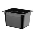 Hendi Gastronorm-Behälter 1/2, Profi Line, 12,5L, Schwarz, 325x265x(H)200mm – Bild 2